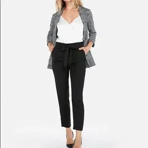 Express Pants Jumpsuits Express High Waist Tie Paper Bag